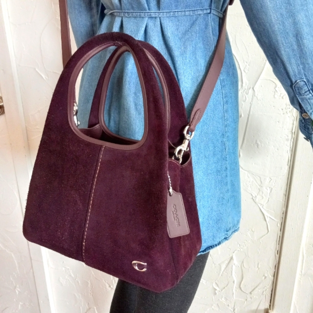 Coach Lana Shoulder Bag 23, Mahogany, Custom Dyed - Picture 2 of 14